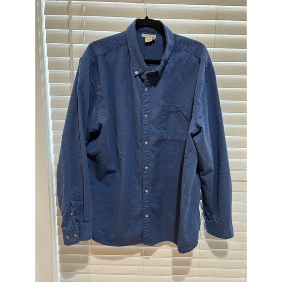 Carbon‎ 2 Cobalt Long Sleeve Button Up Shirt - Size XL - Picture 1 of 3